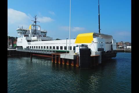 The 4.3MWh full-electric ferry Ellen, which was launched in 2019. (Image: Danfoss Editron)